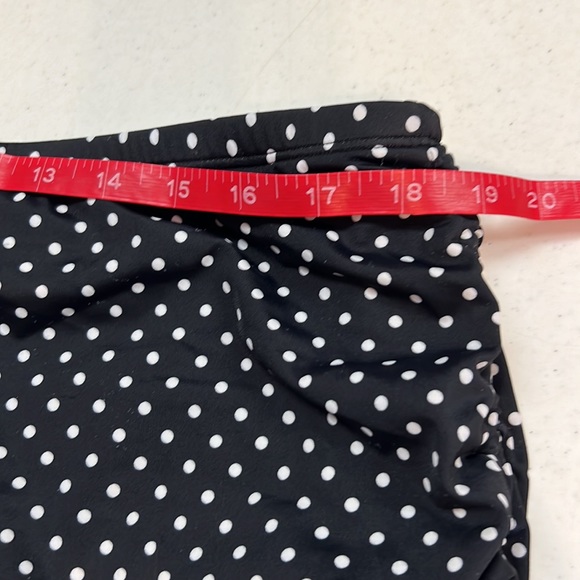 SWIM by Cacique Polka Dot Swim Skort - Picture 6 of 7